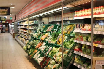 мұздатылған өнімдерге арналған салқындатқыш сөре